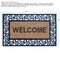 Gardenised Heavy Duty Coco Coir Doormat Non Slip PVC Baking Embossed Welcome Design Natural Coconut Fiber Floor Mat for Front Door Porch Patio Entryway Garage Mudroom & Outdoor Use 18x30"